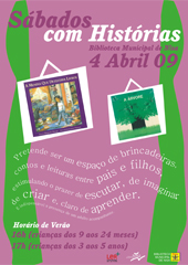 S&aacute;bados com Hist&oacute;rias - Abril 2009
