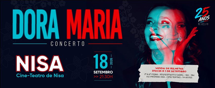 Dora Maria no cine-teatro de Nisa dora maria not
