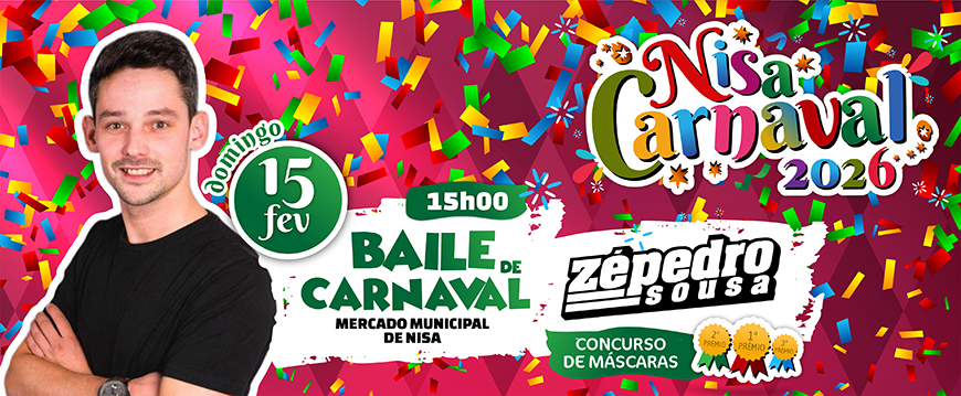 Baile de Carnaval no Mercado Municipal de Nisa baile