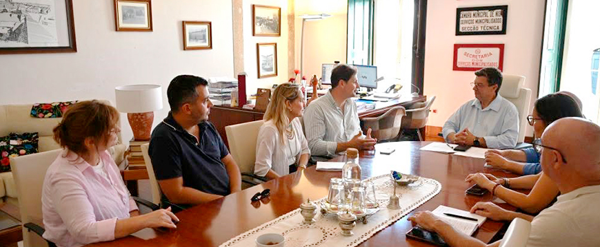 Vice-Presidente do IPDJ e Diretora Regional recebidos na Câmara Municipal de Nisa ipdj