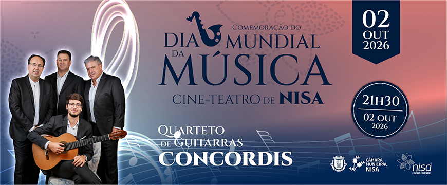 Dia Mundial da Música | Quarteto de Guitarras Concordis concordis