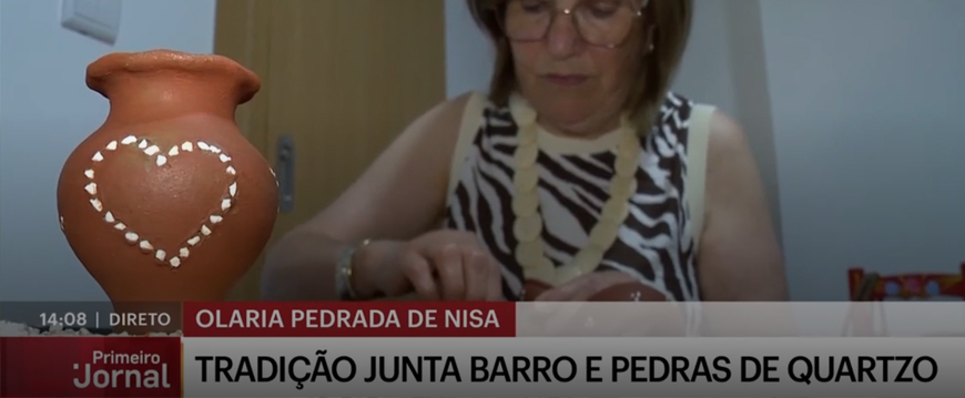 A Olaria Pedrada de Nisa em destaque na SIC sic olaria